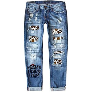 Jeans Baggy Donna Stile 90s - Pantaloni Cargo Vintage Wide Leg, Blu Taglia M - Foto 6