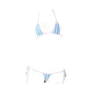 JasmyGirls Anime Lingerie Stripe Micro Bikini Kawaii Costume Da Bagno