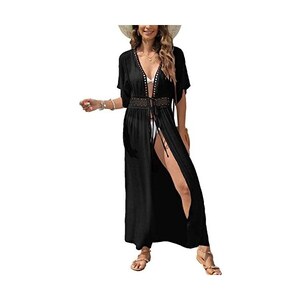 XIXIMAON Paréo - Copricostume da bagno da donna, trasparente