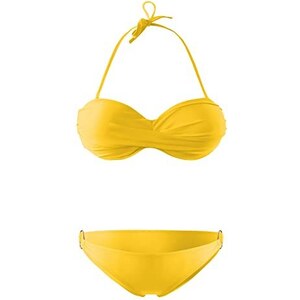 Costume Donna Due Pezzi Curvy Costume Da Bagno 2 Pezzi A Vita Alta - Bikini Criss Cross Con Coulisse Laterale Shopping Online