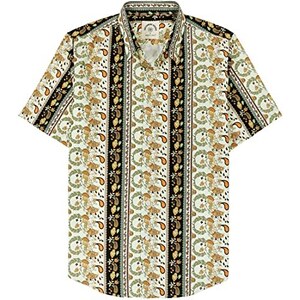 Camicia Hawaiana Bambino Spring&Gege - Maniche Corte, Stampa Cartoni, Cotone, Taglie 4-14 Anni - Foto 10