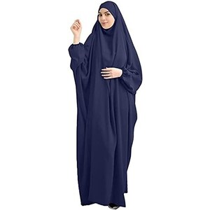 VIVICOLOR Abito Da Preghiera Islamico Musulmano Da Donna Abito Hijab Abito Da Preghiera Intero A Copertura Totale Abito Turco Dubai 58769261