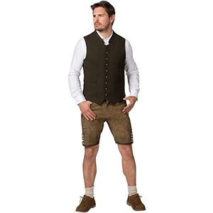 Stockerpoint Devito Gilet Traditionnel Homme - Laine Qualité Bavière