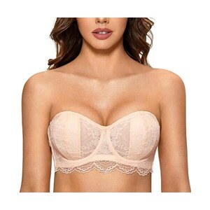 Reggiseno Donna DELIMIRA Con Apertura Frontale - Pizzo, Racerback, Senza Imbottitura, Con Ferretto