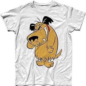 3stylershop T-Shirt Uomo Muttley - Personaggio Wacky Races - Maglietta 100% Cotone (Grigio Melange 85% Cotone, 15% Viscosa) - Stampa Diretta Made In Italy