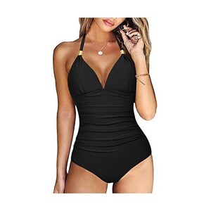 SUKUTU Costume da Bagno Intero da Donna Costume da Bagno per Il