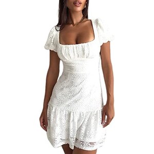 Briskorry Abito Corto Da Donna, Con Collo Alto, A Matita, Elasticizzato, Casual, Sexy, Da Cocktail, Da Festa, Aderente, Elegante, A Maniche Lunghe, Nero , S - Foto 10