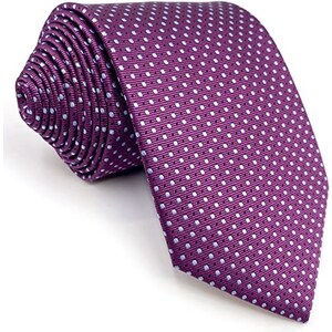 S&W SHLAX&WING Dotty Krawatte Herren - Orange Mit Cremefarbenen Punkten