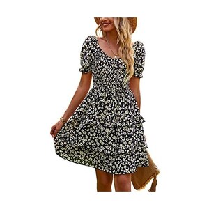 Vestito Bambina Darringls Stampa Floreale - Abito Elegante Tutu Lungo Per Feste 0-8 Anni - Foto 5