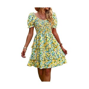 Vestito Bambina Darringls Stampa Floreale - Abito Elegante Tutu Lungo Per Feste 0-8 Anni - Foto 6