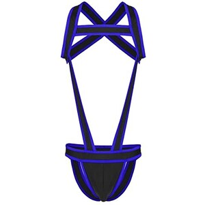 Body Uomo Nylon Spandex Tuta Intima Uomo ONEFIT - Mesh Traspirante Per Wrestling E Sport Body Uomo Rete Sportivo - Foto 2