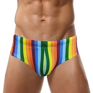 Slip Da Bagno Uomo Vita Bassa | Costume Bikini Gay | Pantaloncini Spiaggia Estate | Design Moderno - Foto 6