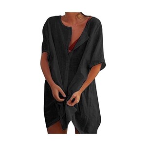 Copricostume Da Bagno AI’MAGE – Leggero, A Rete, Con Scollo A V E Vita Elastica