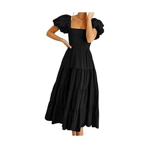 ZWQJYH Abito Per Il Tempo Libero Da Donna, Estivo, Girocollo, Maniche A 3 4 Elegante Tinta Unita Casual Estivo Per Ragazze Linea Ad A Feste Feste Abito Da Sera Mini Abito Da Sera Bianco M 104584686