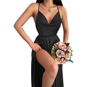 ORANDESIGNE Vestito Lungo Estivo Donna Elegante Maxi Abito Canotta