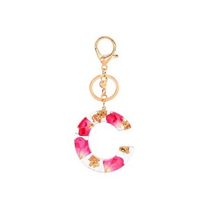 Portachiavi Donna Personalizzato Con Iniziale E Farfalla - Regalo Ideale Con Nappa Viola - Foto 8