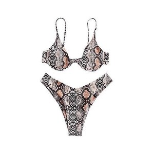 Bikini Due Pezzi Zaful - Bandeau Arricciato, Reggiseno Imbottito, Slip Alta Vita - Foto 8