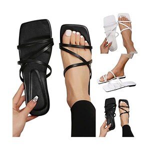 Camfosy Sandal Da Donna, Estv Patt Comod Alluce Valgo Per