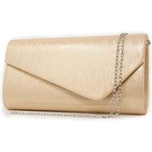 Pochette Glitter Donna Elegante Per Cerimonie - Borsetta Da Sera Con Tracolla Rimovibile - Foto 2