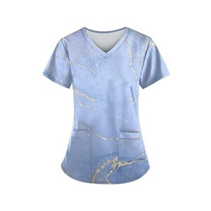 GORGLITTER Camicia da donna trasparente, in chiffon, con