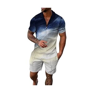 Brave Soul Pantaloncini Uomo In Jersey - Comodi Per Allenamento, Jogging E Relax - Vita Elasticizzata Con Coulisse, Blu Marino, S