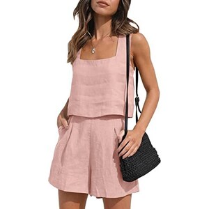 Vero Moda - Tuta jumpsuit nera a maniche corte con scollo a V | ASOS