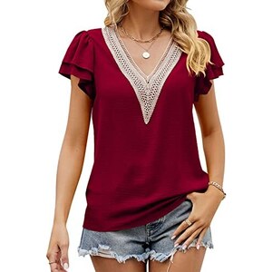 Vero Moda - Camicia Verde Kaki Con Scollo A V