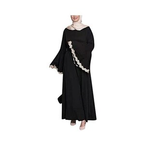 Abito Abaya Di Lusso Per Donne Musulmane – Eleganza Moderna Con Ricami E Motivi Intricati - 4