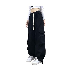 Pantaloni Baggy A Gamba Larga Donna, Estivi, Con Elastico In Vita E Tasche Laterali, Comodi Per Viaggi E Tempo Libero - 5