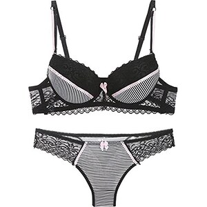 Completino Intimo Reggiseno Push-up E Brasiliana Pizzo 1778-1777 - Foto 2