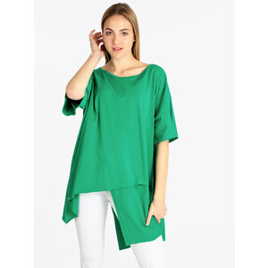 T-Shirt Donna Traspirante Leggera Collo A V Maniche Corte - XS-4XL Vari Colori