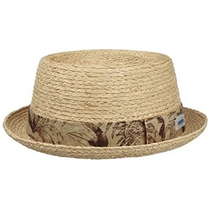 Stetson Cappello Di Paglia Tavello Traveller - Unisex - Protezione UV - Tesa 6 Cm - Per Spiaggia E Estate