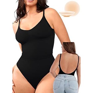 Body Donna Shaper Modellante Con Reggiseno Imbottito E Perizoma &ndash; Taglia XL