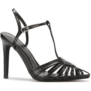 Glamorous - Sandali con tacco e plateau iridescenti con strass | ASOS