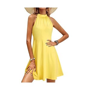 Shownicer Abito Da Donna Profondo Scollo A V Senza Schienale Vestito Lungo Irregolare Abito Tinta Unita Maxi Abito Elegante Da Cocktail Sera B Blu S 113833188 - Foto 2