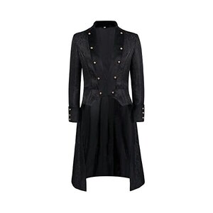 Cappotto Medievale Uomo In Poliestere - Stile Gotico Per Halloween E Feste - Foto 7