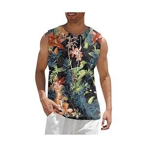 T-shirt con stampa mimetica a foglia Y2k, vestibilità ampia, abiti