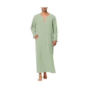 BaronHong Musulman Islamique Arabe Dame Demie Slee5 pièces déco Thobe Abaya Applique Deco (Bleu Royal, S