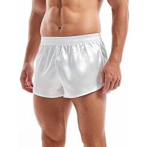 Boxer da uomo in raso di seta da 7,6 cm per pigiama