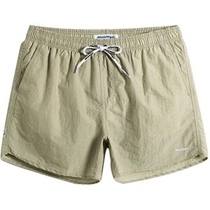 Pantaloncini Da Nuoto Per Ragazzi – Costume Bagno Aderente Ad Asciugatura Rapida, Elastico In Vita E Coulisse Regolabile, Fodera Interna Traspirante, Taglie S-XXL