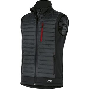 Gilet Da Uomo Gilet Lavoro Uvex Tune-Up Uomo - Ibrido Softshell Con Tasche | Blu Scuro Taglia S Robusto Gilet Da Lavoro Uomo - 9