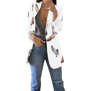 Blazer Donna MINTLIMIT - Maniche Lunghe, Aperto Davanti, Per Ufficio E Casual - Foto 4