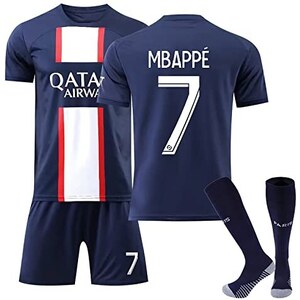 YEESON Maglia Da Calcio Completa Per Bambini E Ragazzi – Rosa – Taglia 7# (11-13 Anni) – Top + Pantaloncini + Calzini - 2