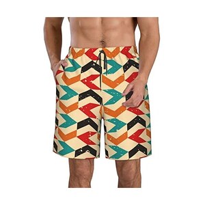 Vnurnrn Costume Da Bagno Uomo Con Stampa Germania – Pantaloncini Da Surf Asciugatura Rapida Con Tasche