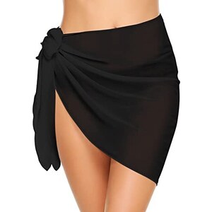 Lovelegis Gonna Pareo Donna Copri Costume Adulti Ragazze Lungo Colore Fuxia Idea Regalo Natale Compleanno Minigonna Gonna Corta Spiaggia Vacanza - 9