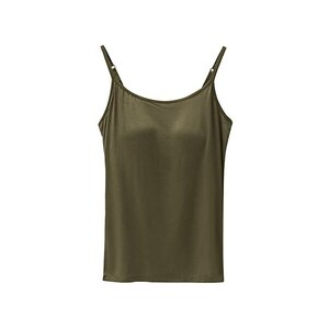 Canotta Donna Con Reggiseno Incorporato Jitong - Spalline Regolabili, Morbida E Versatile, Taglie S-XL