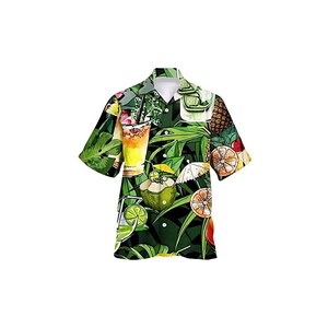 Camicia Bambino Colletto Cubano Manica Corta - Estiva In Poliestere, Taglie 5-13 Anni, Moda Casual - Foto 8