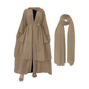 Abito Caftano Donna Cardigan Spiaggia | Copricostume Legero In Poliestere, Taglia Unica, Colore Navy - 2