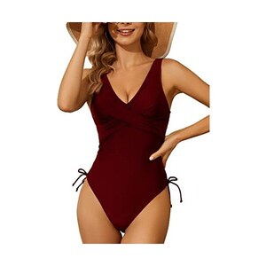 Costume da bagno intero con volant signature elin nero La Redoute Collections | La Redoute
