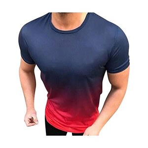 Lustiges Herren T-Shirt Mit Anzugweste Druck - Oversized